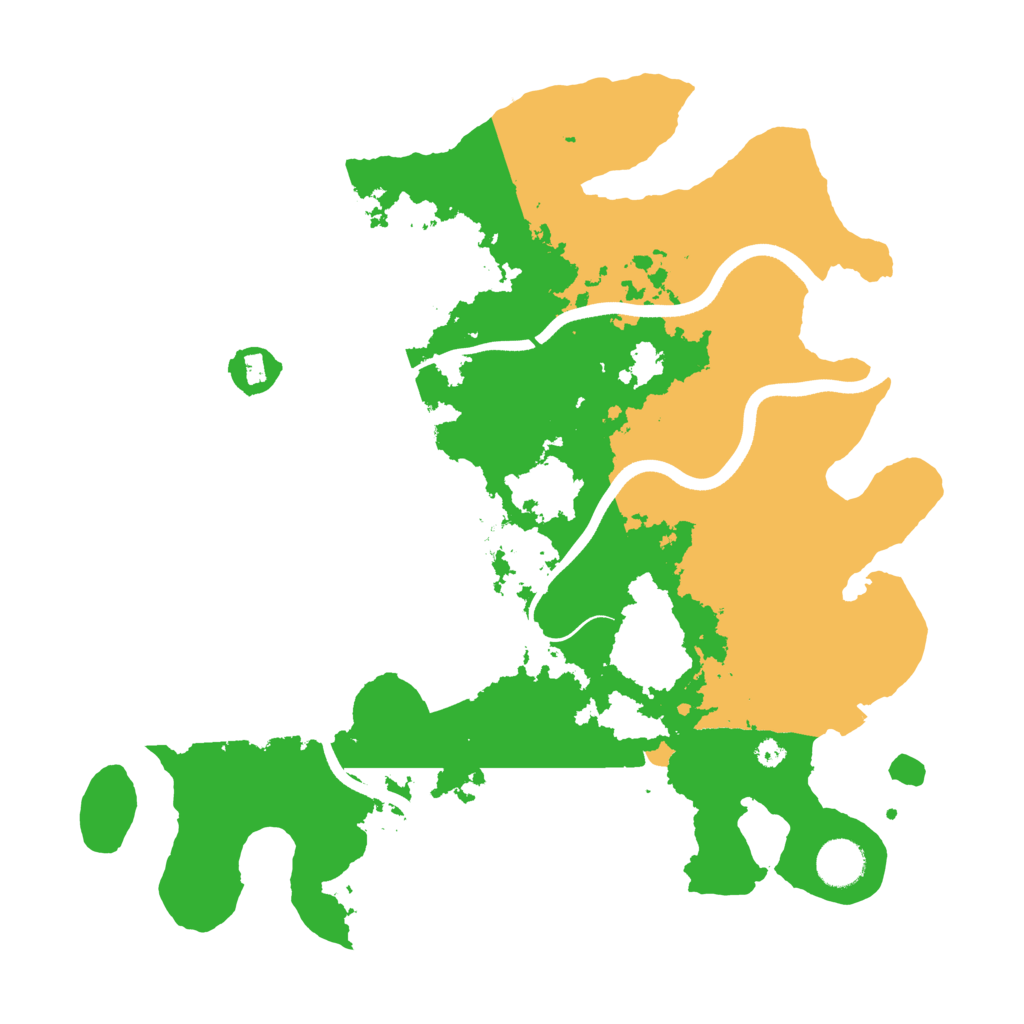 Biome Rust Map: Procedural Map, Size: 3750, Seed: 412147379