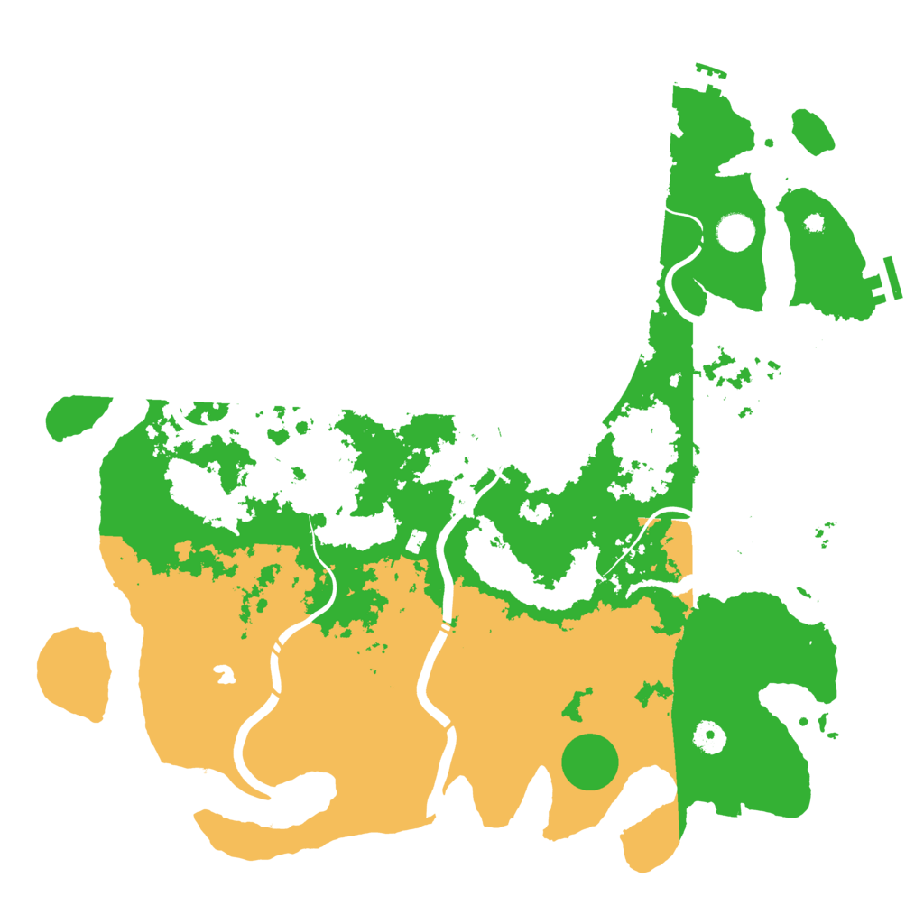 Biome Rust Map: Procedural Map, Size: 4300, Seed: 1056544154