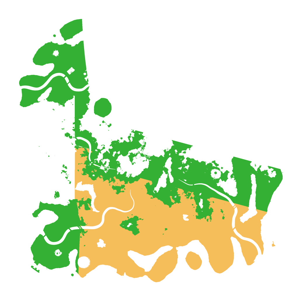 Biome Rust Map: Procedural Map, Size: 4500, Seed: 801334562