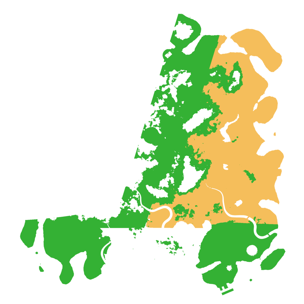 Biome Rust Map: Procedural Map, Size: 5000, Seed: 1557514967