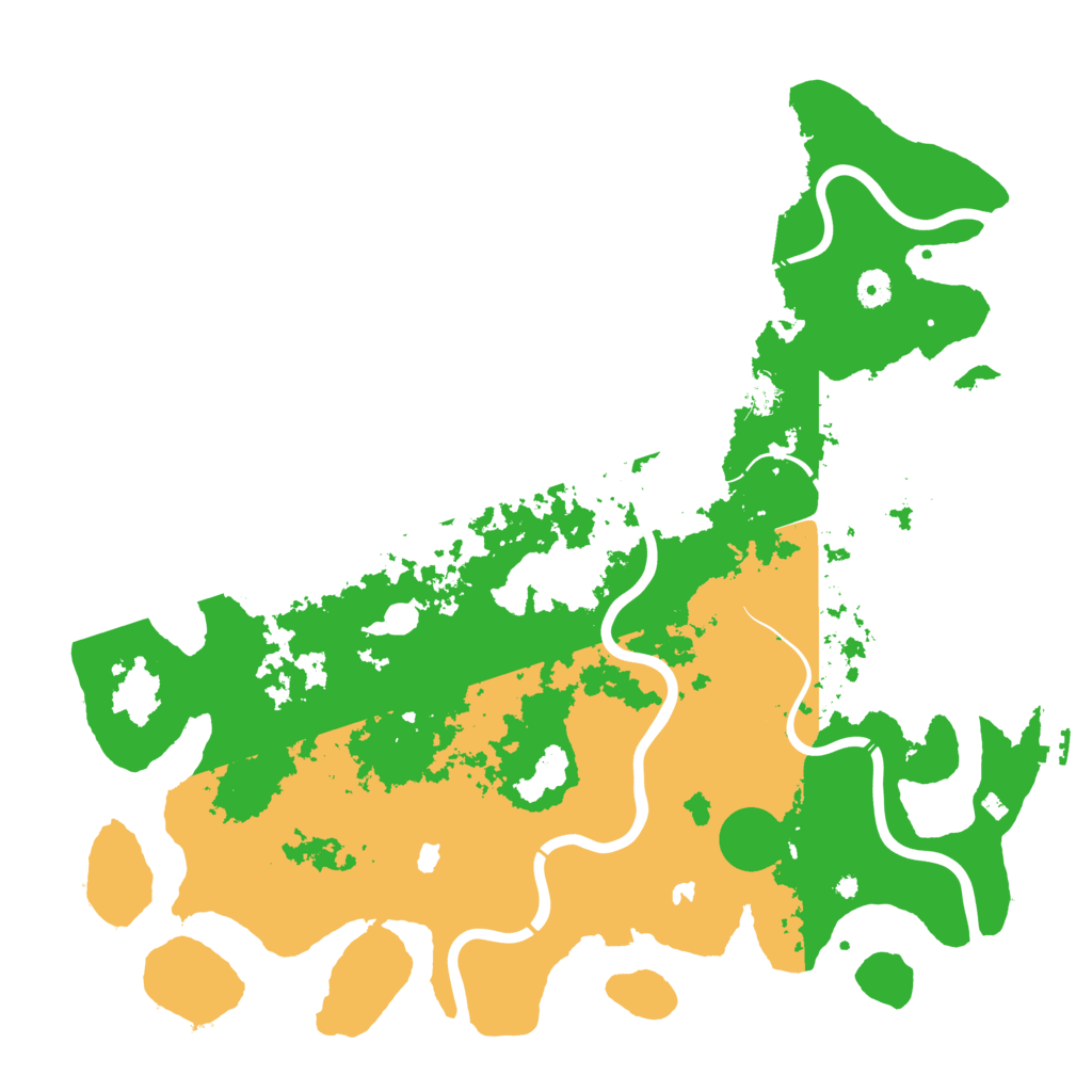 Biome Rust Map: Procedural Map, Size: 4500, Seed: 1709190991