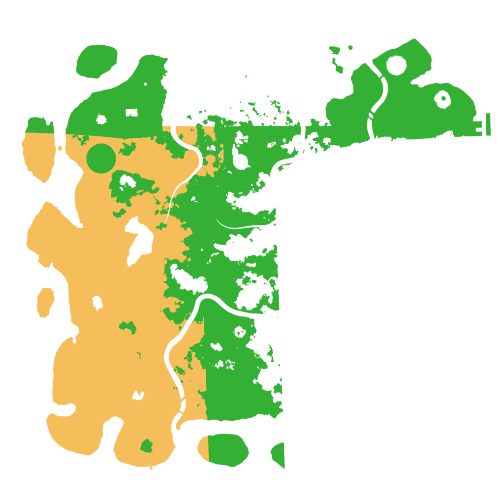 Biome Rust Map: Procedural Map, Size: 4500, Seed: 858453