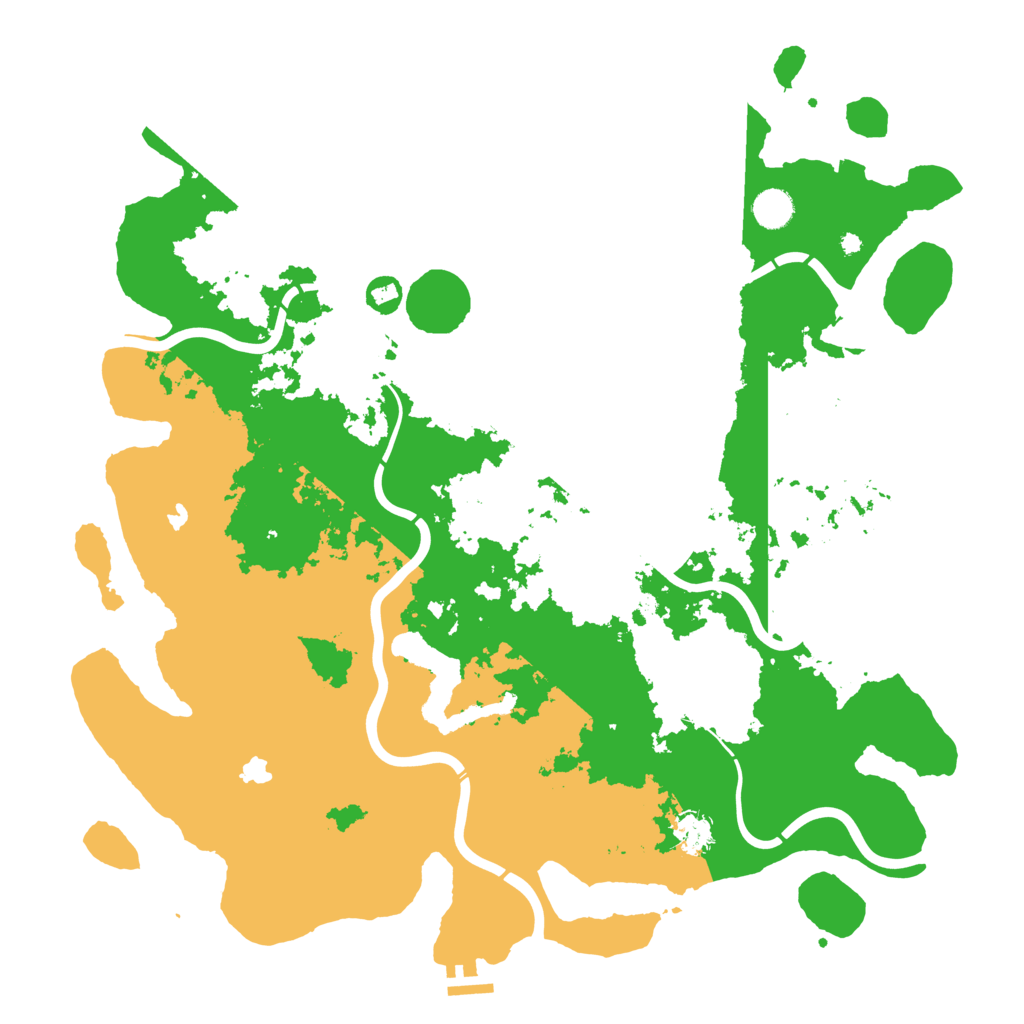 Biome Rust Map: Procedural Map, Size: 4500, Seed: 301021790