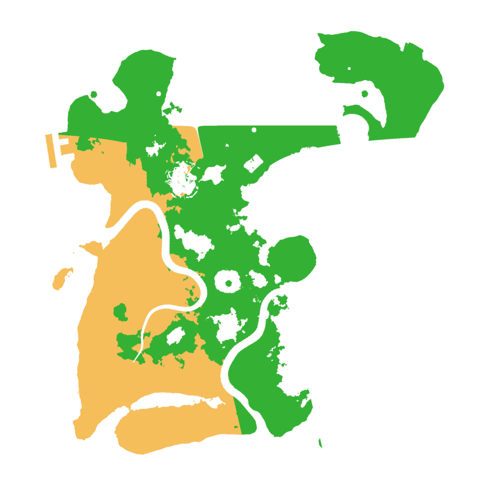 Biome Rust Map: Procedural Map, Size: 3000, Seed: 740764978