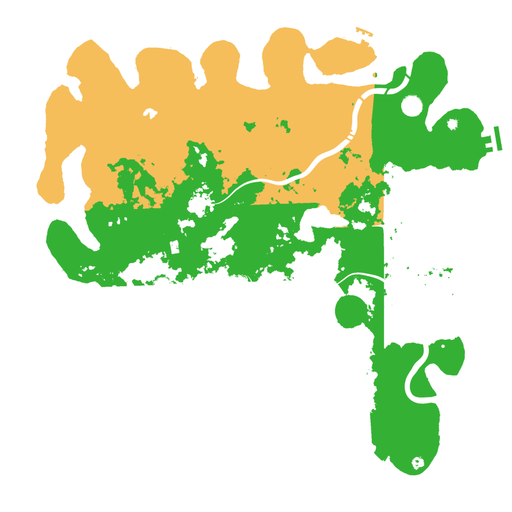 Biome Rust Map: Procedural Map, Size: 4250, Seed: 630951396