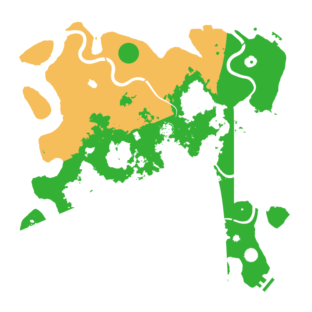 Biome Rust Map: Procedural Map, Size: 4000, Seed: 1006669914