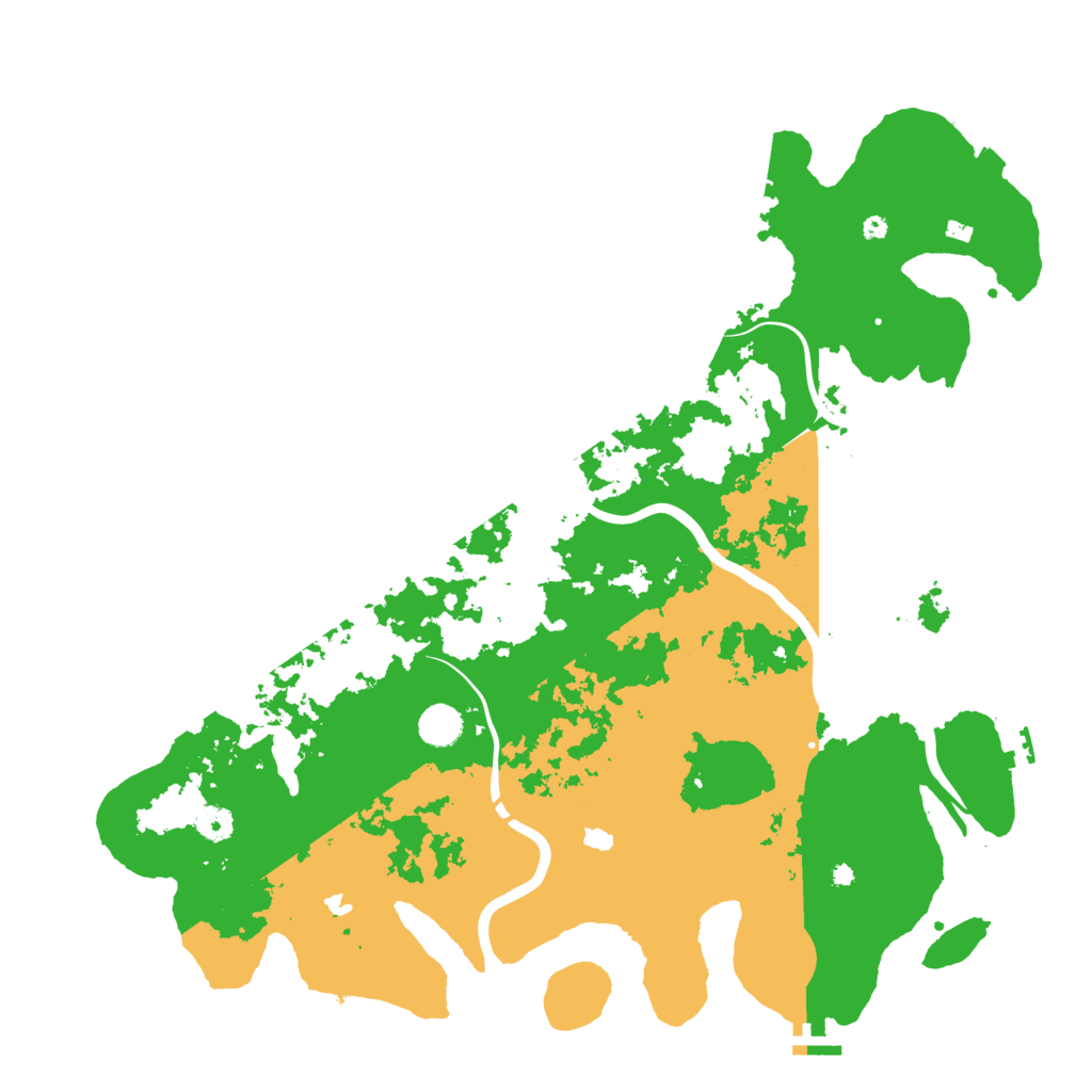 Biome Rust Map: Procedural Map, Size: 4500, Seed: 138744766