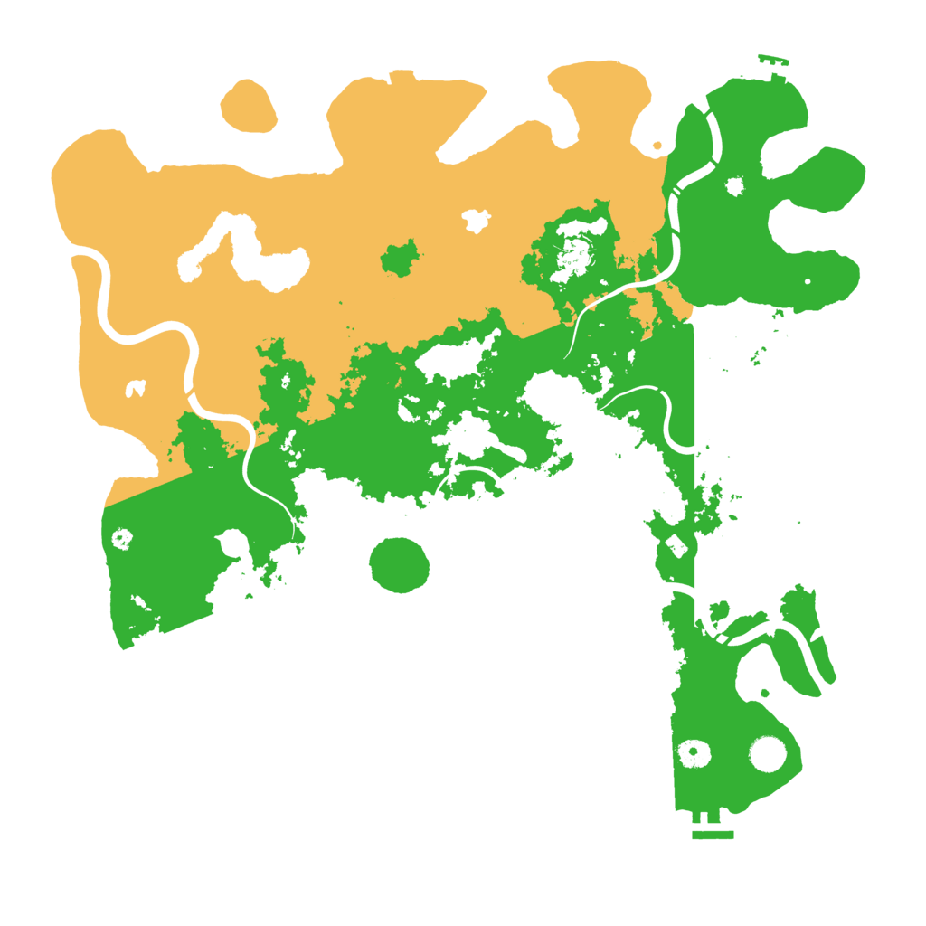 Biome Rust Map: Procedural Map, Size: 4500, Seed: 494217594