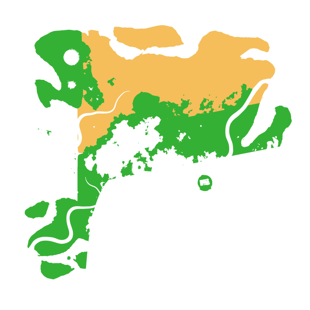Biome Rust Map: Procedural Map, Size: 3500, Seed: 981962284
