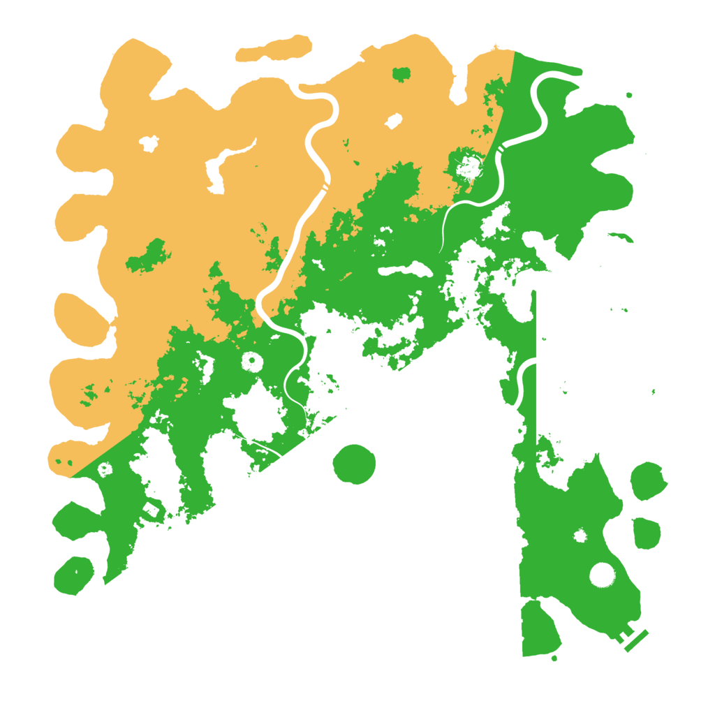Biome Rust Map: Procedural Map, Size: 5000, Seed: 183839