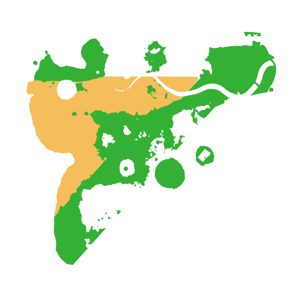 Biome Rust Map: Procedural Map, Size: 2800, Seed: 1054392799