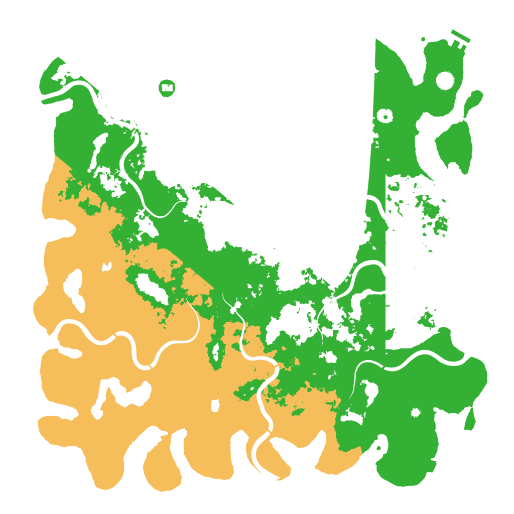 Biome Rust Map: Procedural Map, Size: 5000, Seed: 2053976856