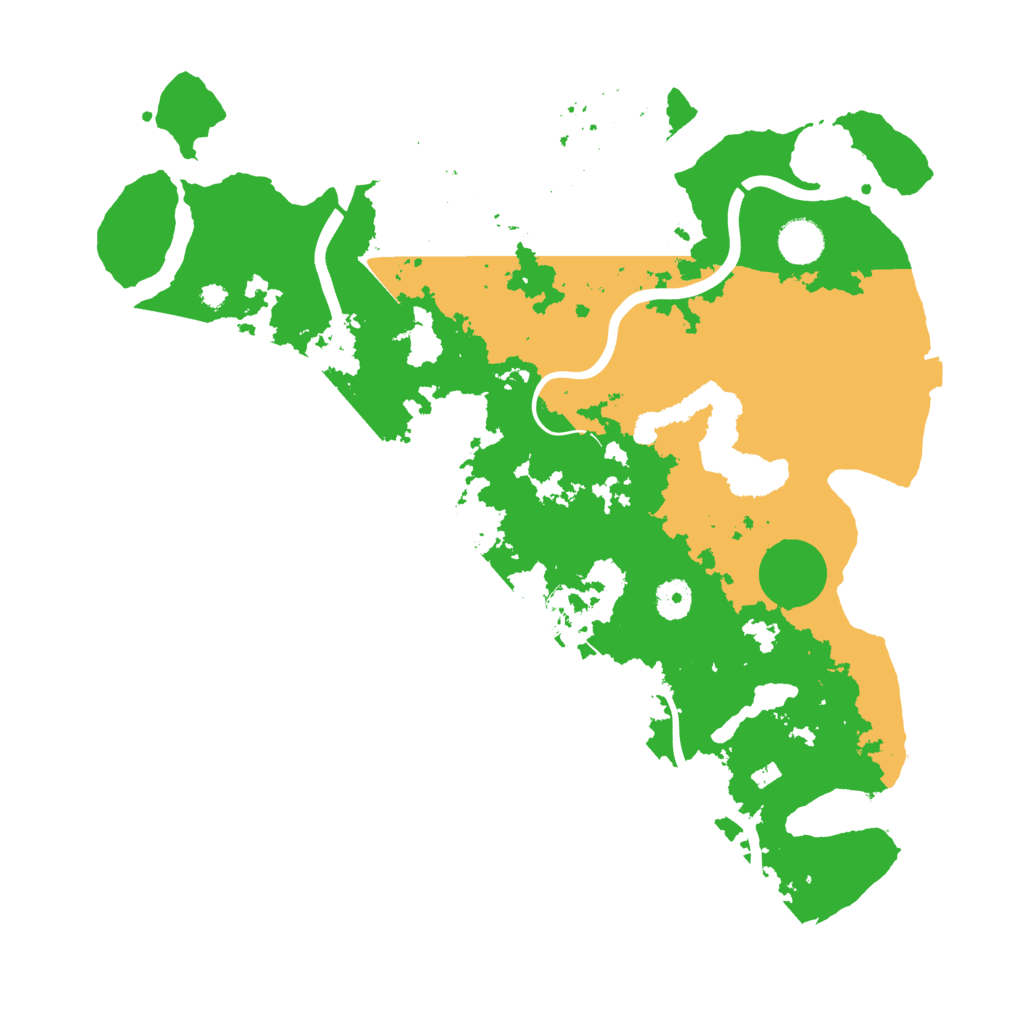 Biome Rust Map: Procedural Map, Size: 4000, Seed: 15886