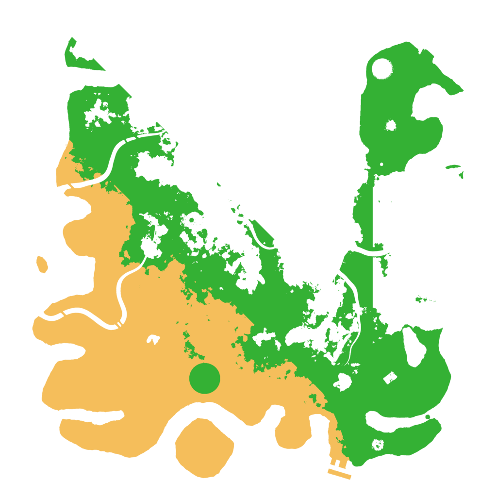 Biome Rust Map: Procedural Map, Size: 4250, Seed: 490783736