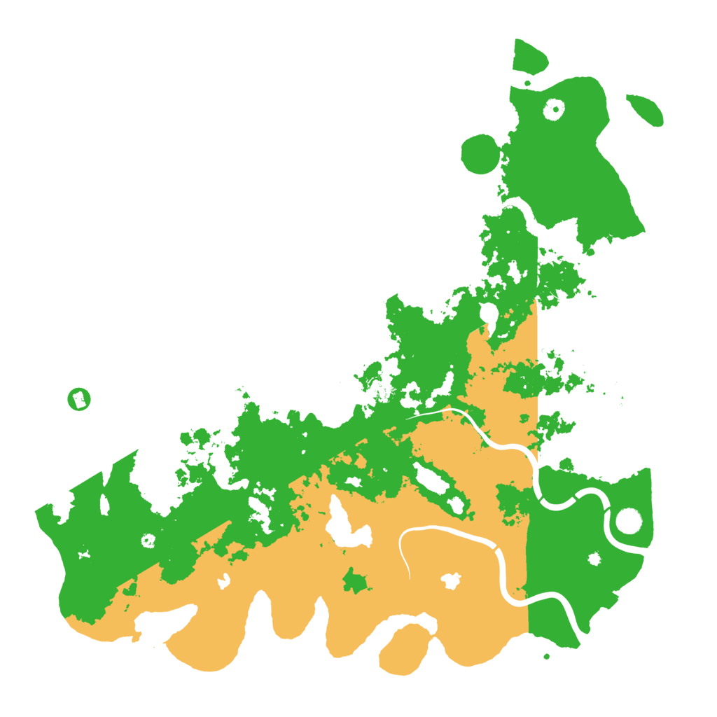 Biome Rust Map: Procedural Map, Size: 5000, Seed: 272604
