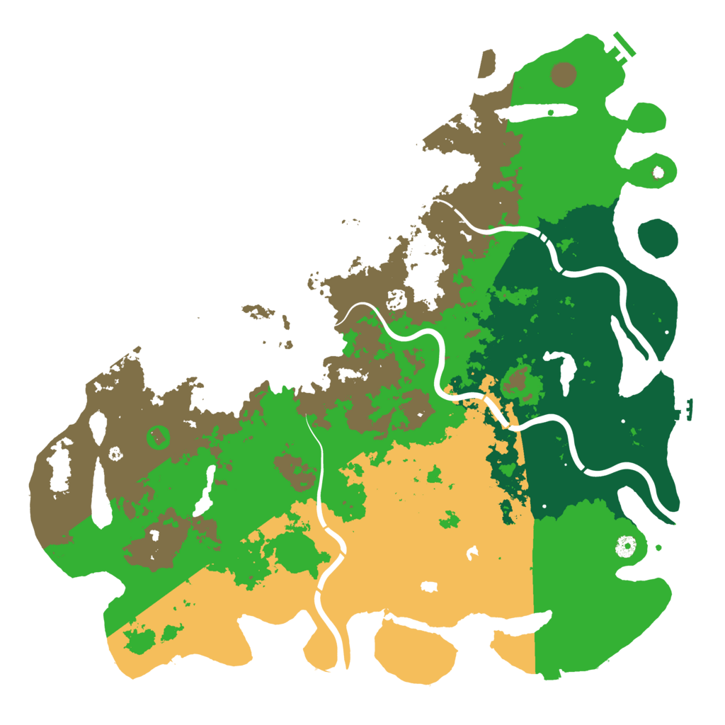 Biome Rust Map: Procedural Map, Size: 5000, Seed: 1049658307