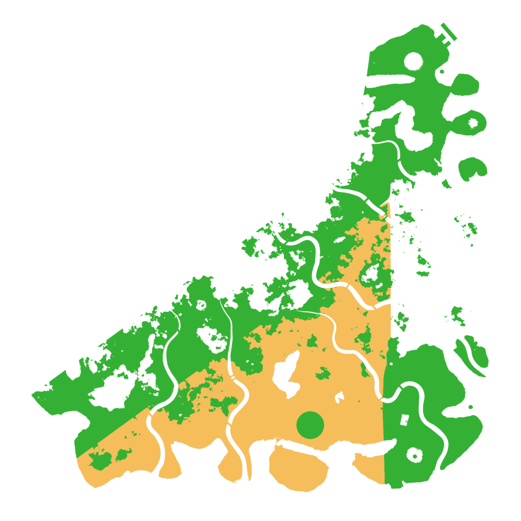 Biome Rust Map: Procedural Map, Size: 5000, Seed: 1049658307