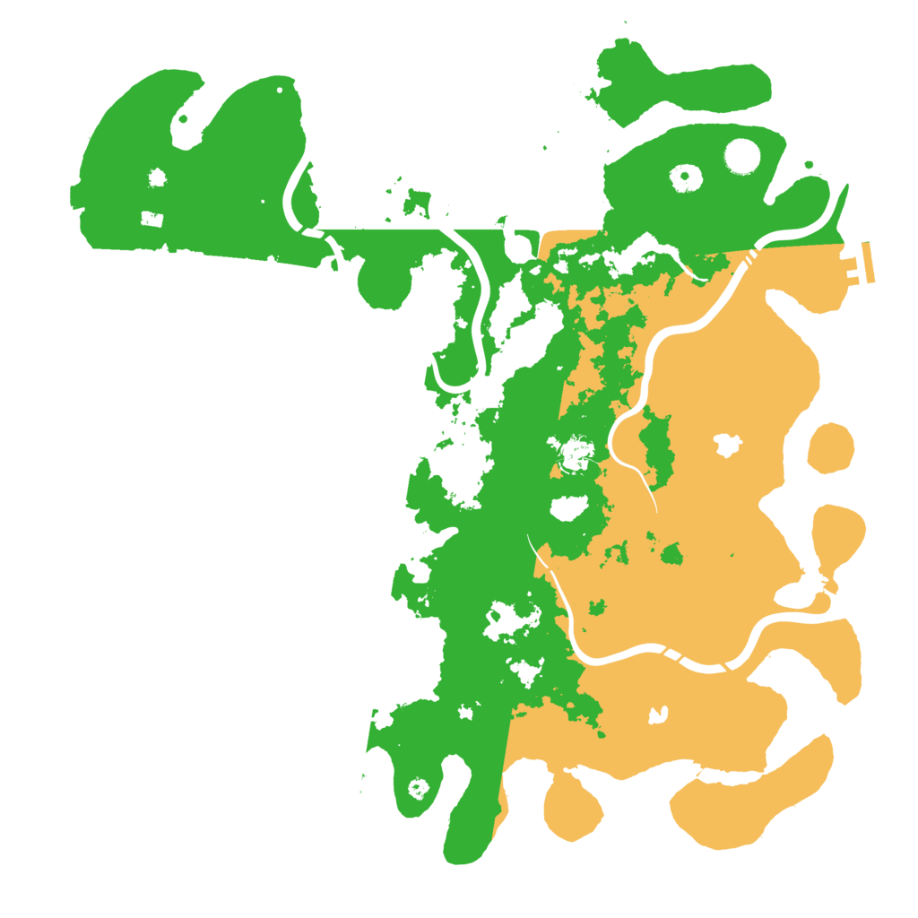 Biome Rust Map: Procedural Map, Size: 4500, Seed: 1958167098