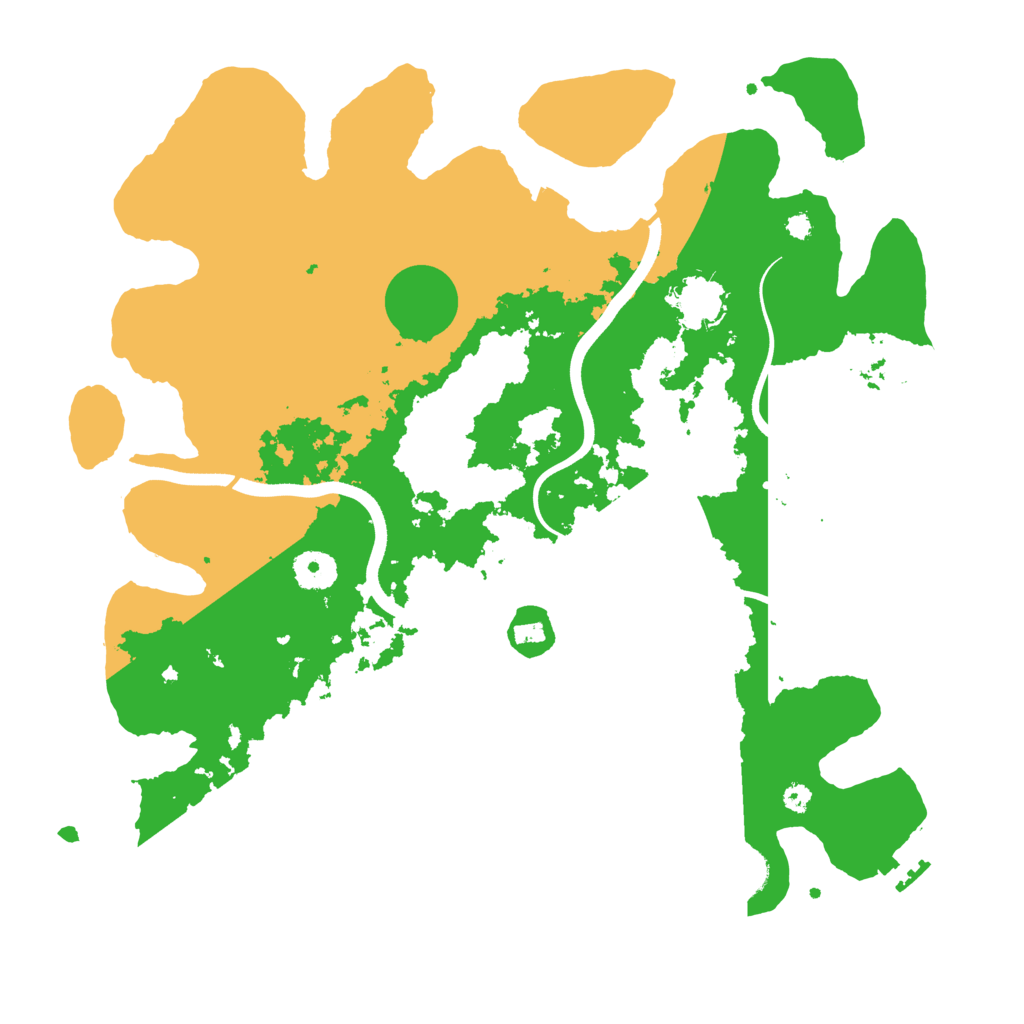 Biome Rust Map: Procedural Map, Size: 3700, Seed: 1277841047