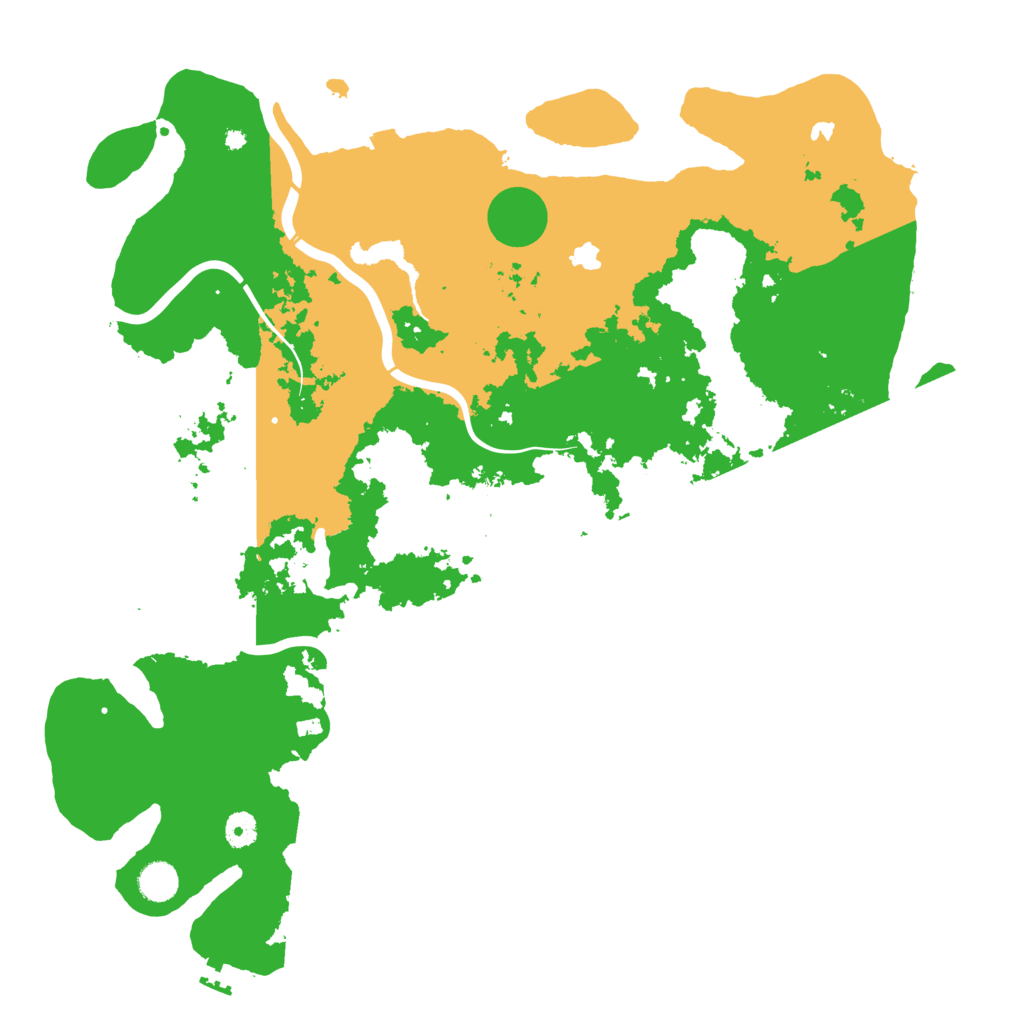 Biome Rust Map: Procedural Map, Size: 4500, Seed: 1878646115