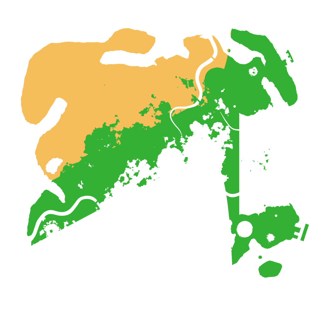 Biome Rust Map: Procedural Map, Size: 3700, Seed: 648600440