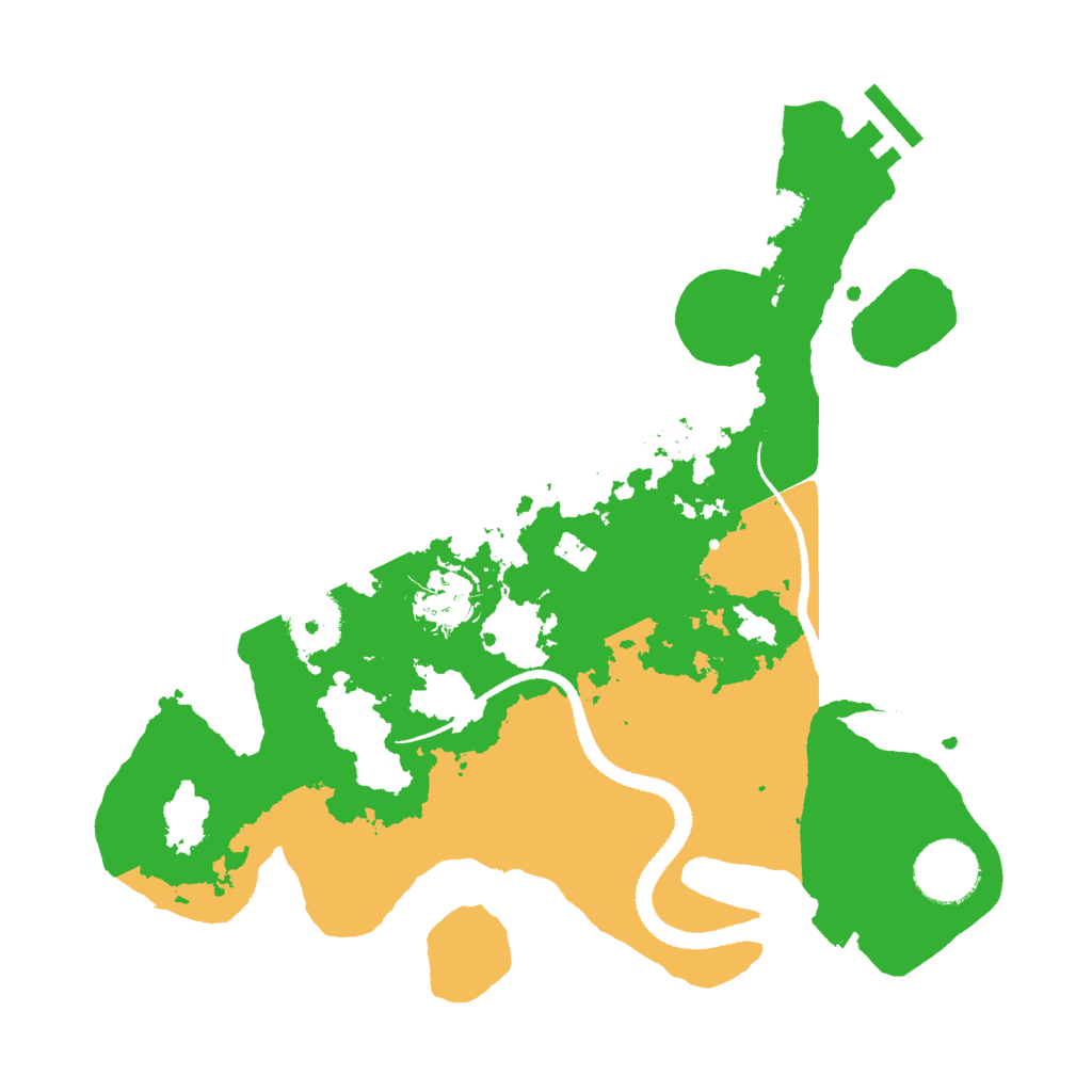 Biome Rust Map: Procedural Map, Size: 3000, Seed: 1027931062