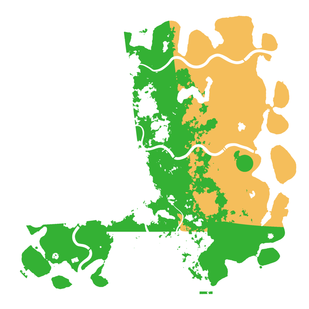 Biome Rust Map: Procedural Map, Size: 4800, Seed: 1070276082
