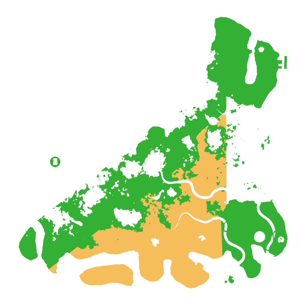 Biome Rust Map: Procedural Map, Size: 4800, Seed: 1222281760