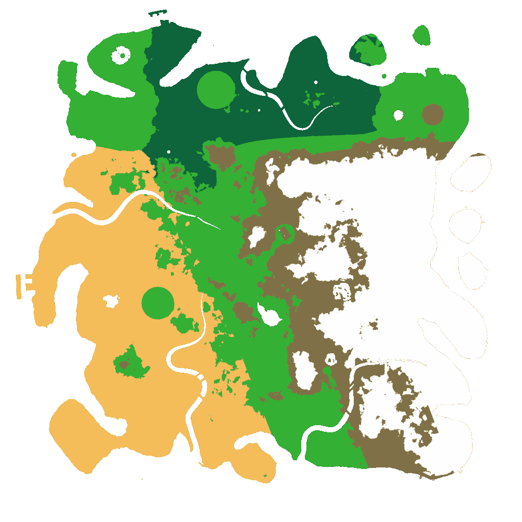 Biome Rust Map: Procedural Map, Size: 4250, Seed: 1760108465
