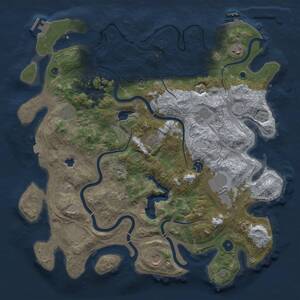 Thumbnail Rust Map: Procedural Map, Size: 4250, Seed: 9475633, 18 Monuments