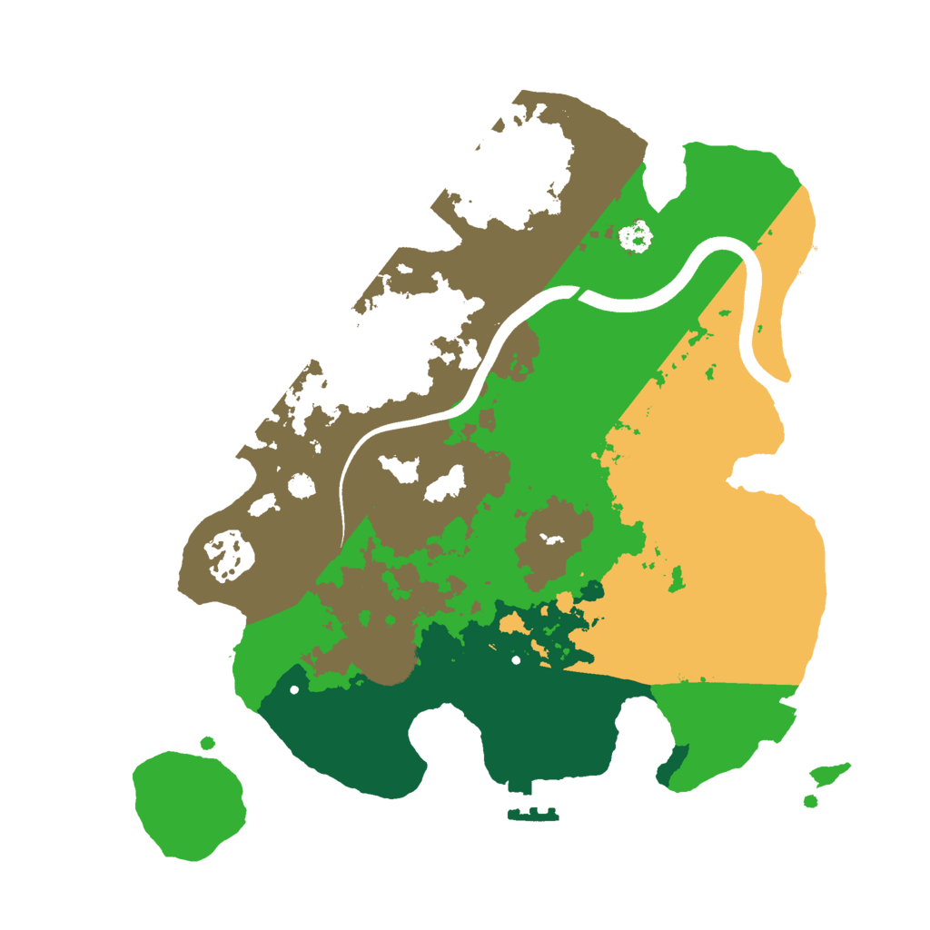 Biome Rust Map: Procedural Map, Size: 2800, Seed: 1484846634