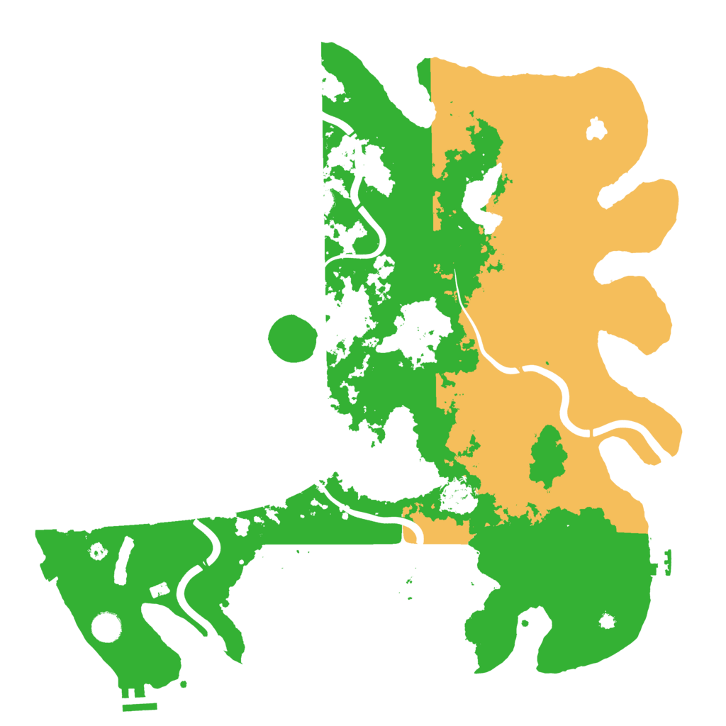 Biome Rust Map: Procedural Map, Size: 4250, Seed: 777365420