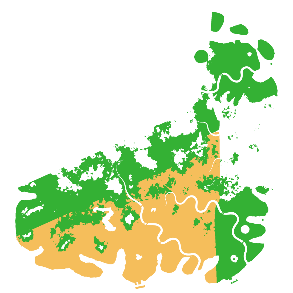 Biome Rust Map: Procedural Map, Size: 6000, Seed: 1336