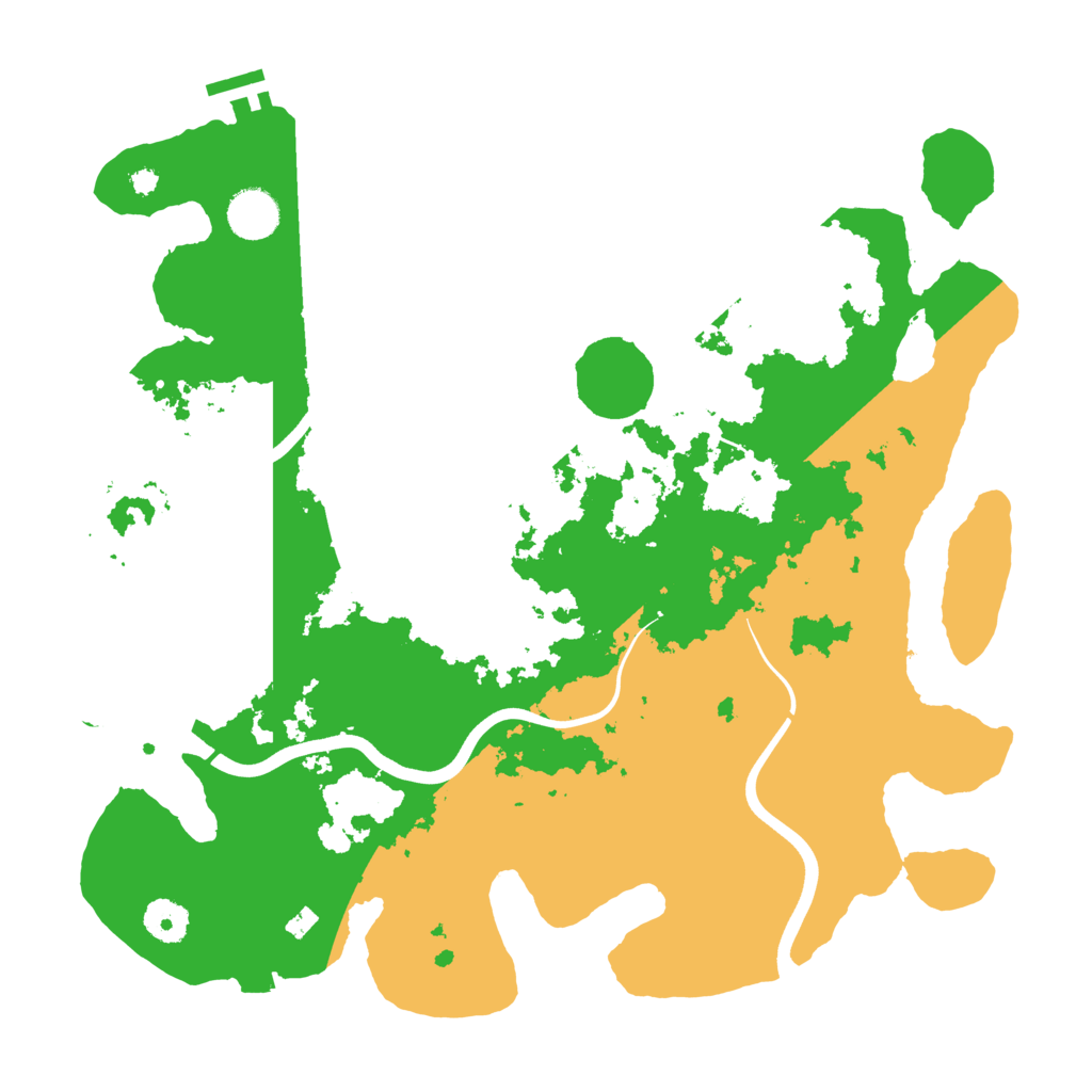 Biome Rust Map: Procedural Map, Size: 3750, Seed: 323036015