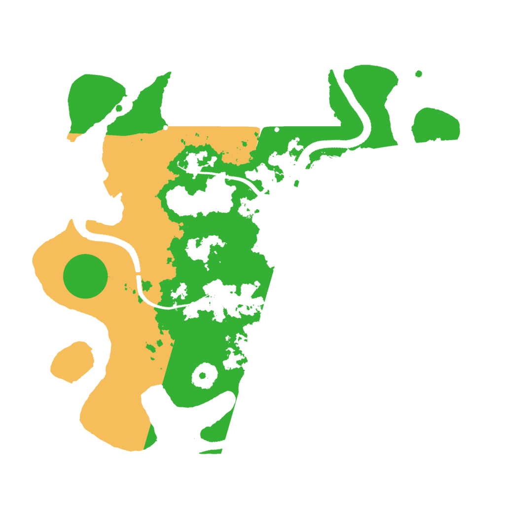 Biome Rust Map: Procedural Map, Size: 3000, Seed: 1263456980