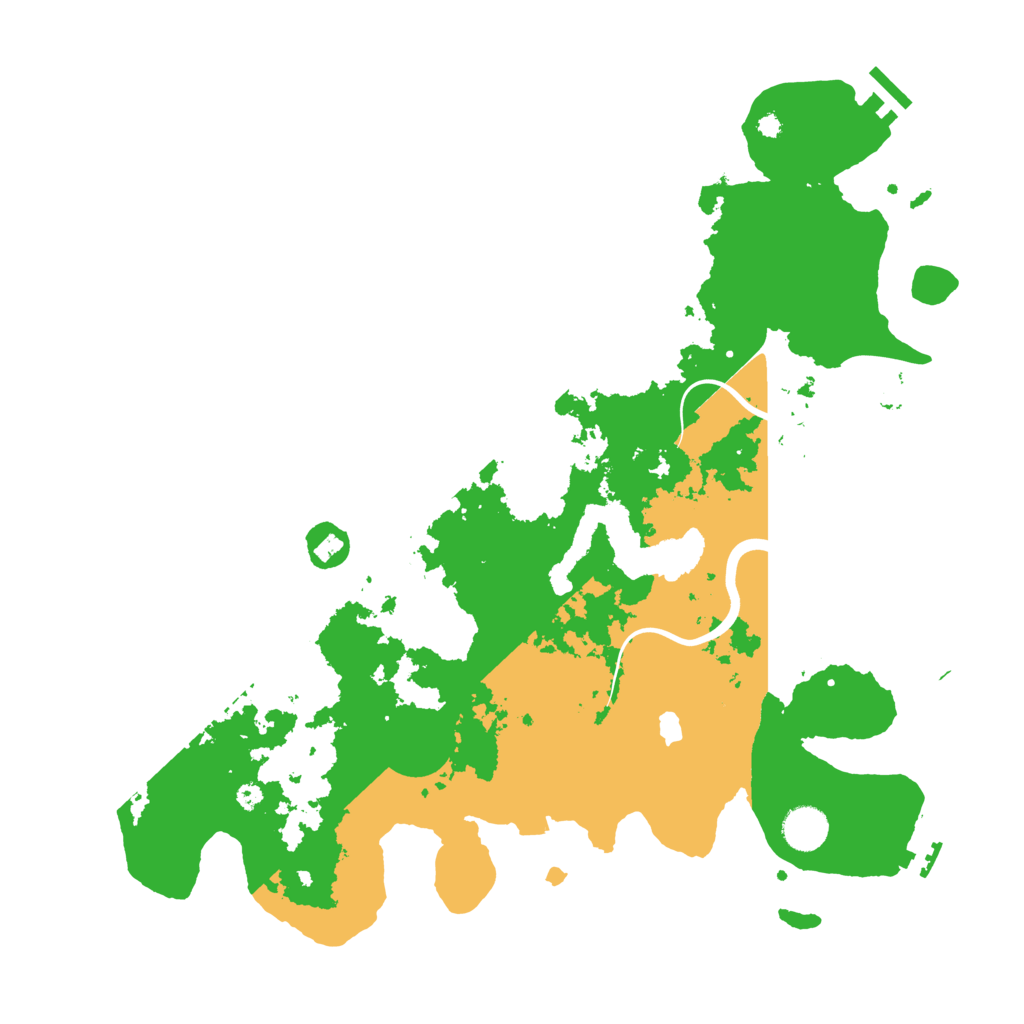 Biome Rust Map: Procedural Map, Size: 4000, Seed: 1111956987