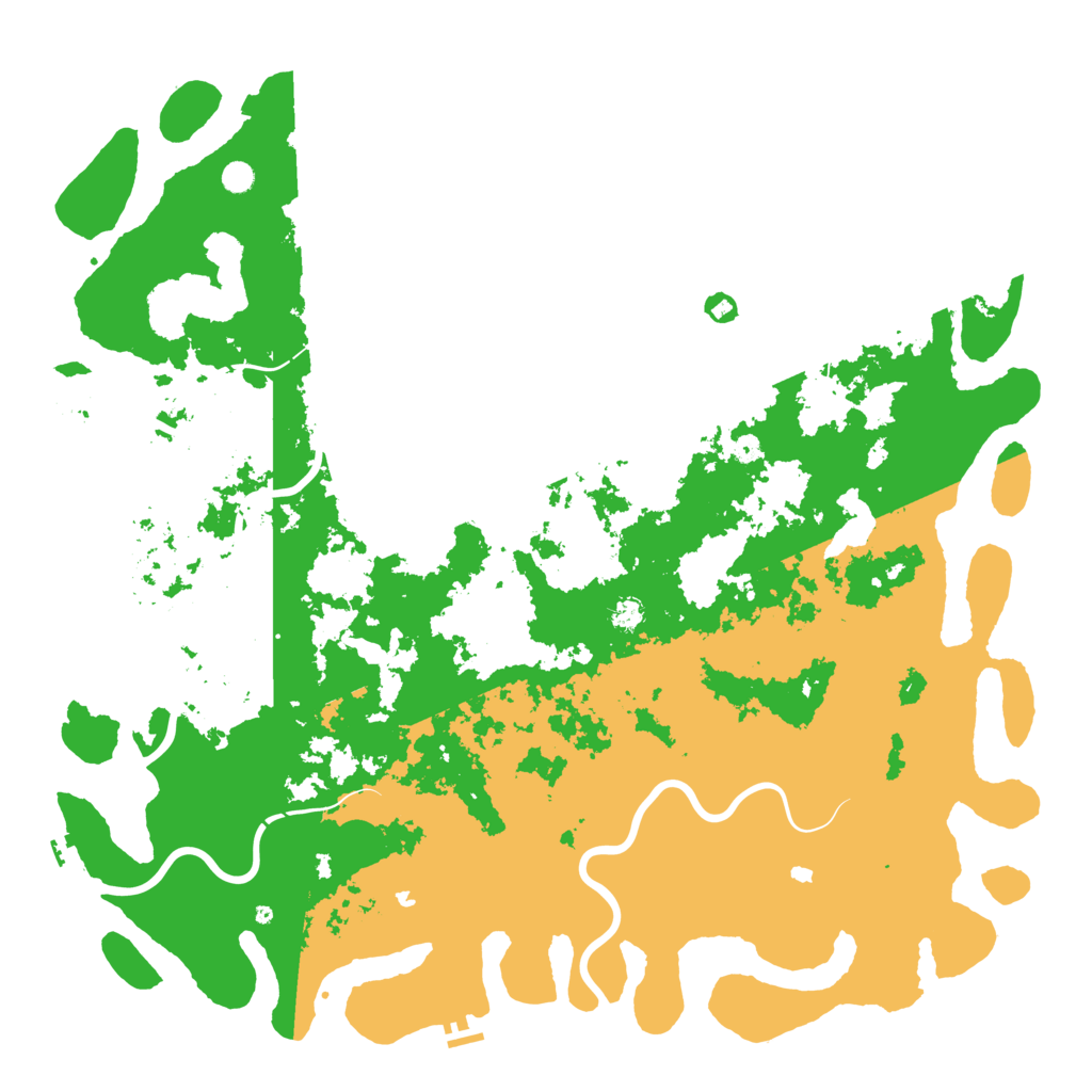 Biome Rust Map: Procedural Map, Size: 6000, Seed: 2027394848