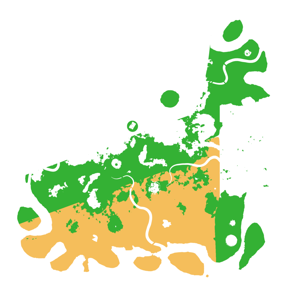 Biome Rust Map: Procedural Map, Size: 4500, Seed: 13372918