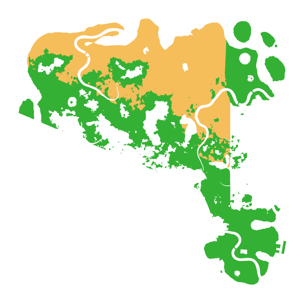 Biome Rust Map: Procedural Map, Size: 4800, Seed: 1251306757