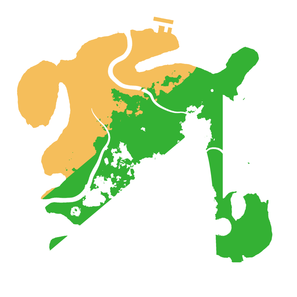 Biome Rust Map: Procedural Map, Size: 3000, Seed: 284031866