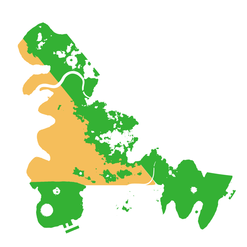 Biome Rust Map: Procedural Map, Size: 3500, Seed: 1217219487