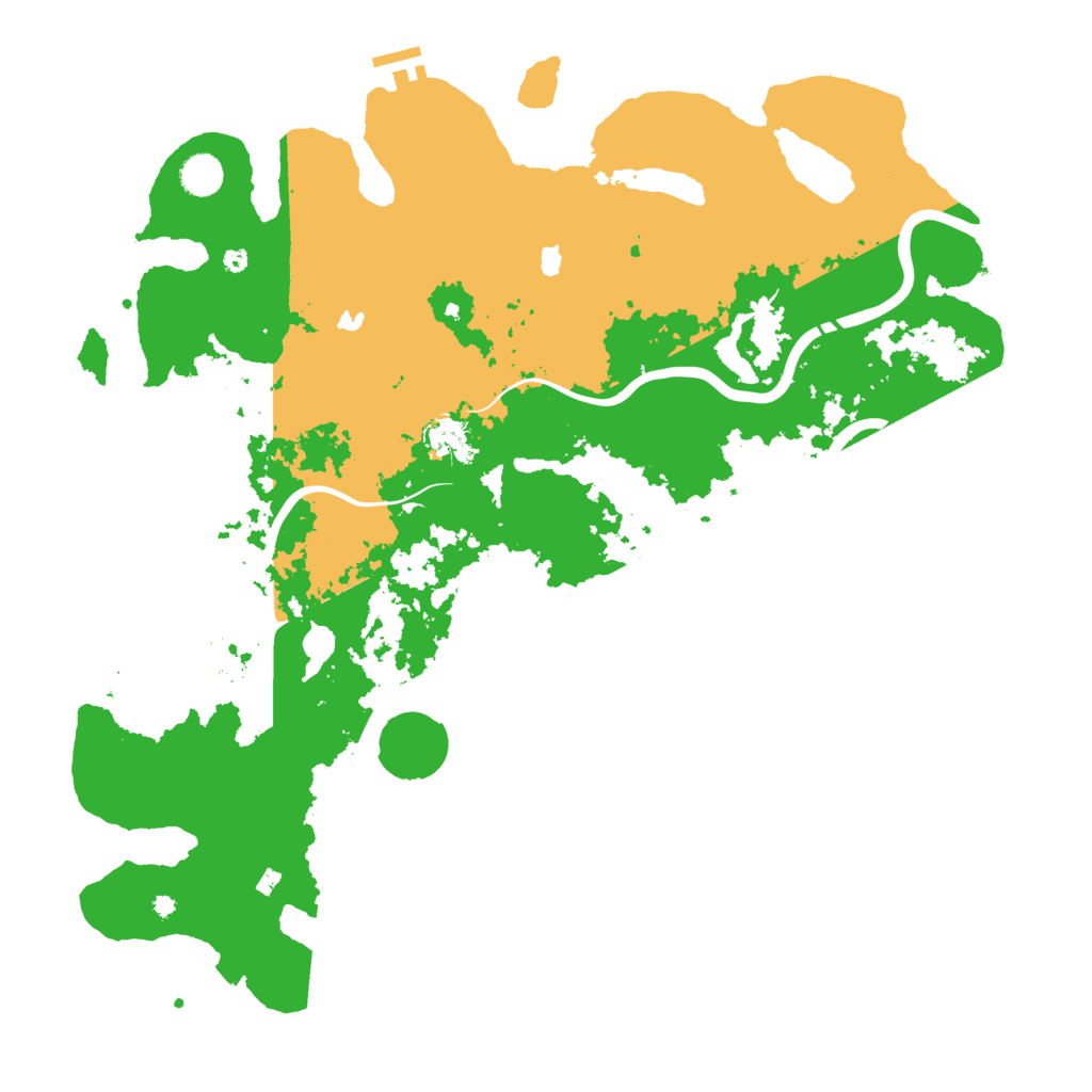 Biome Rust Map: Procedural Map, Size: 4500, Seed: 1835173474