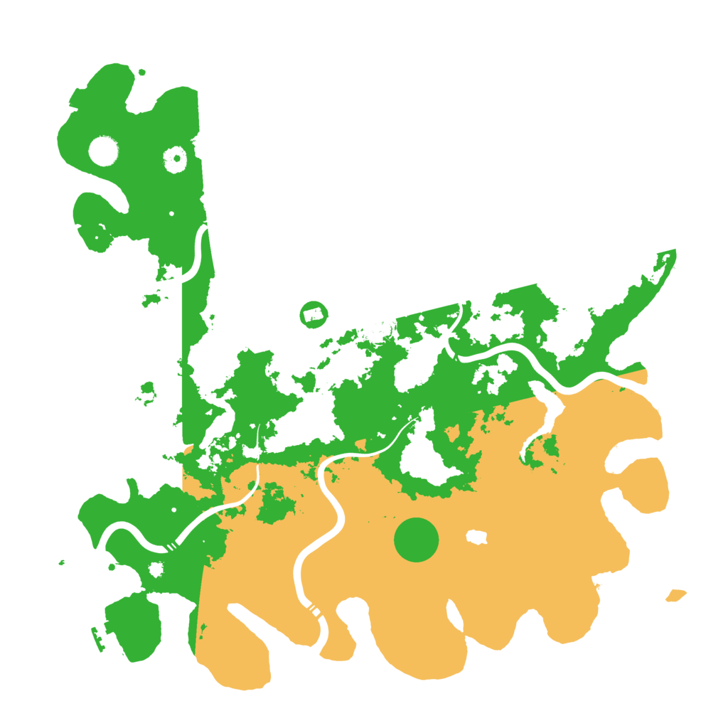 Biome Rust Map: Procedural Map, Size: 4300, Seed: 1136235491