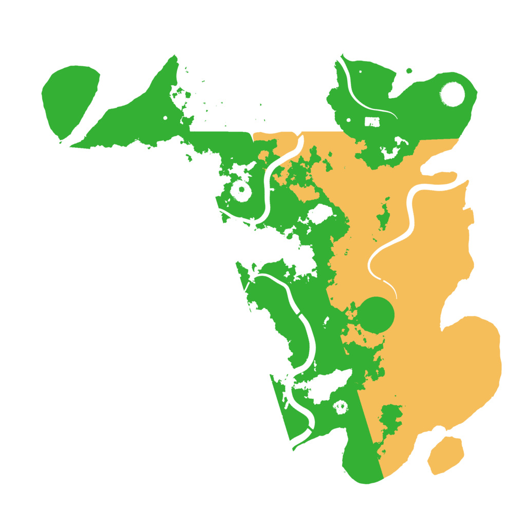 Biome Rust Map: Procedural Map, Size: 3800, Seed: 830479153