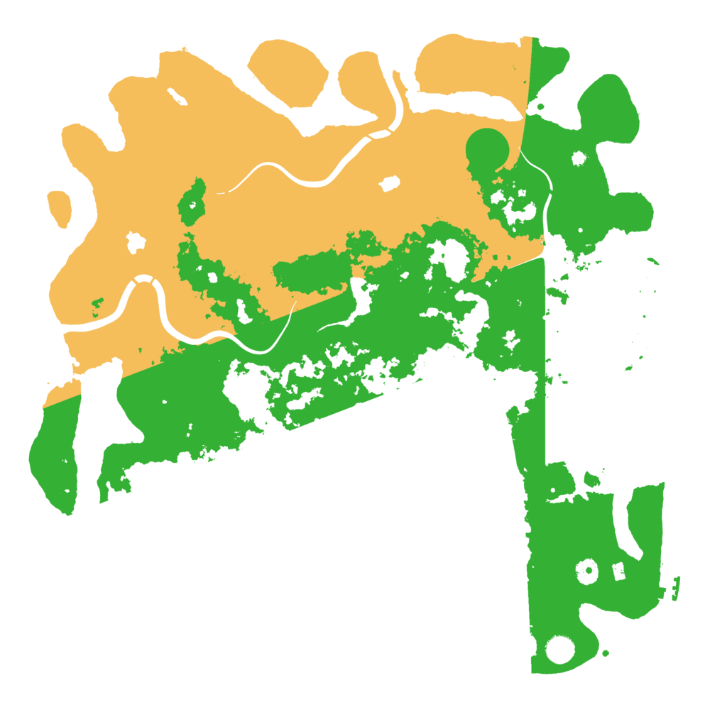 Biome Rust Map: Procedural Map, Size: 4500, Seed: 770643