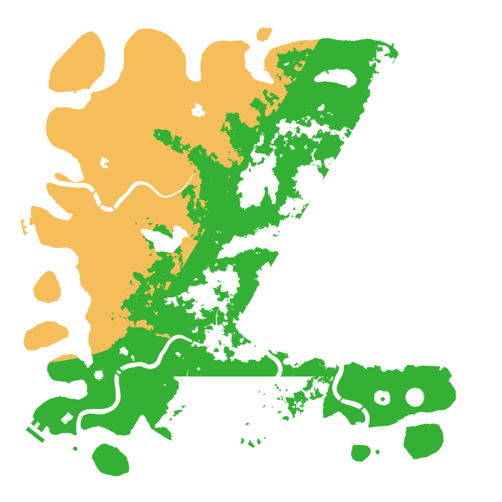Biome Rust Map: Procedural Map, Size: 4800, Seed: 2056159002