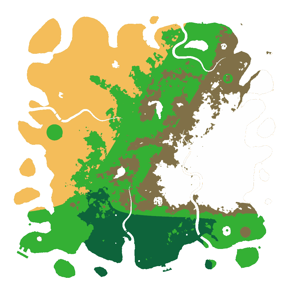 Biome Rust Map: Procedural Map, Size: 4800, Seed: 2056159002