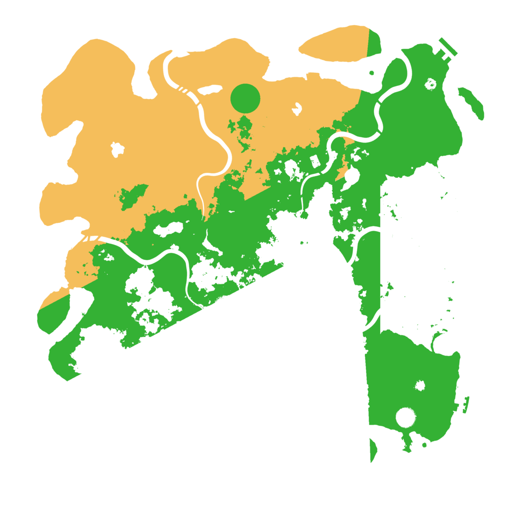 Biome Rust Map: Procedural Map, Size: 4500, Seed: 2135971290