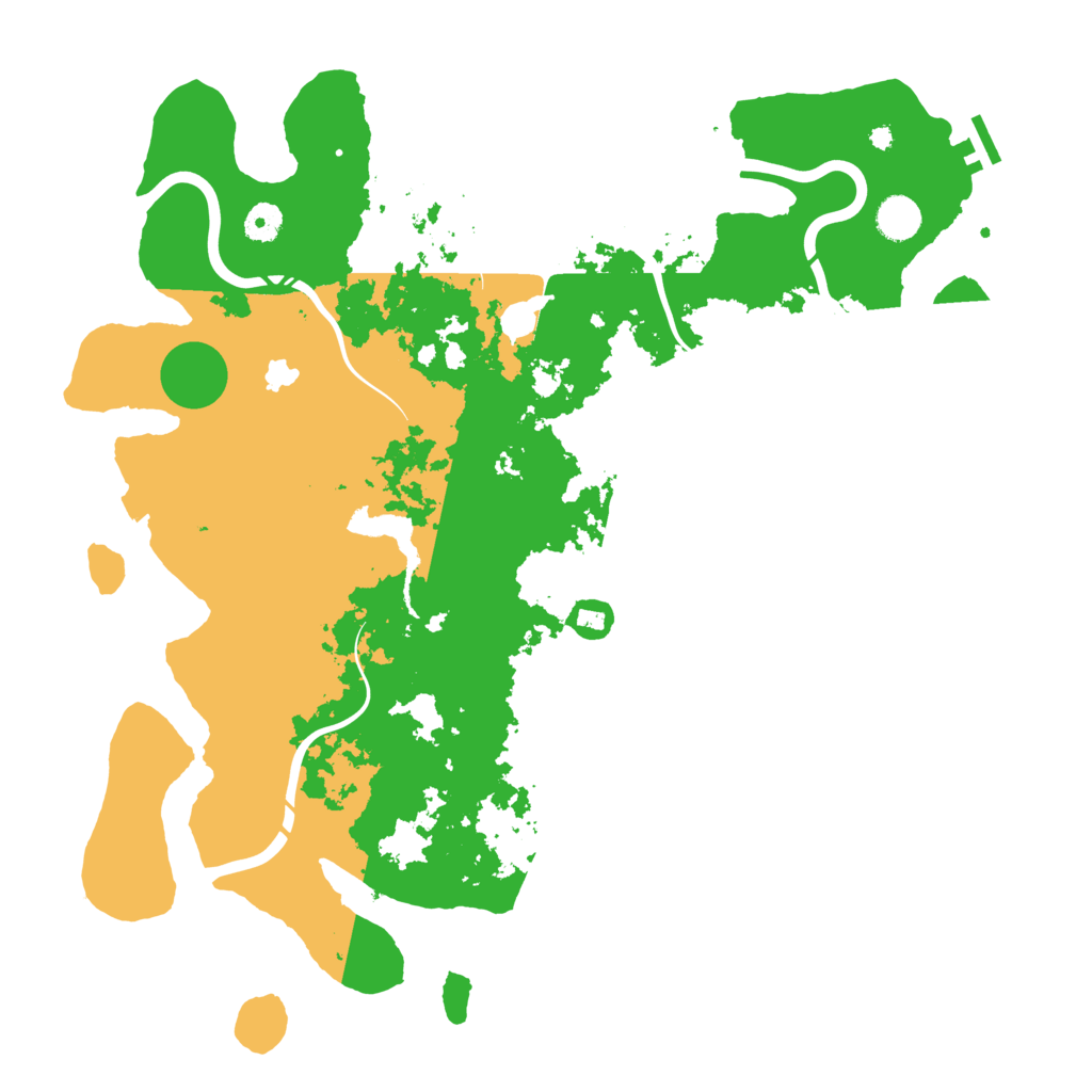 Biome Rust Map: Procedural Map, Size: 4300, Seed: 2122656955