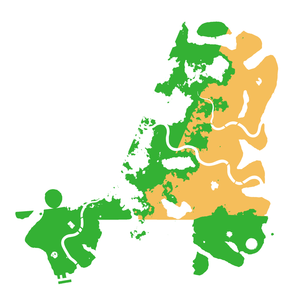 Biome Rust Map: Procedural Map, Size: 4500, Seed: 490312183